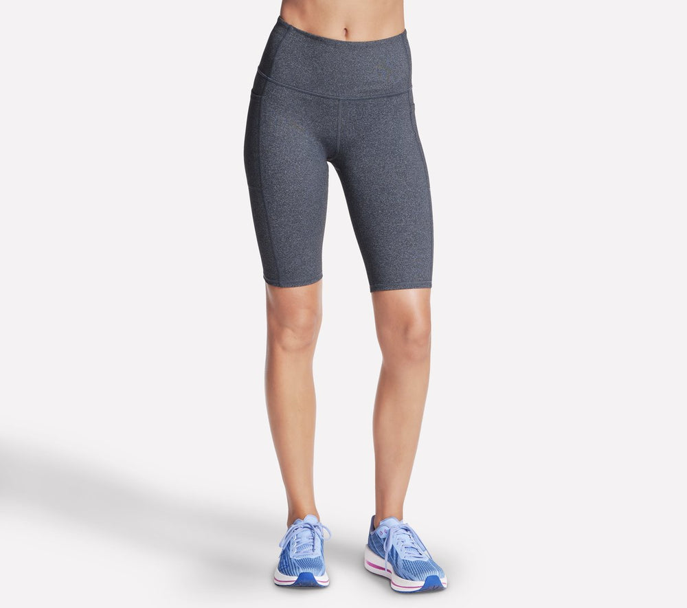GO WALK High Waisted 10 Inch Bike Short | Skechers