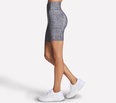 GO FLEX Printed High Waisted 8 Inch Bike Short | Skechers