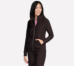 GO Luxe Rib Everyday Full Zip Jacket | Skechers