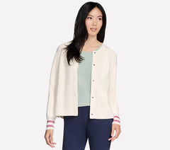 GO WALK Reflection Sweater Bomber | Skechers