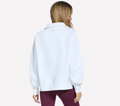 Downtown Cozy Fit Collared Long Sleeve | Skechers