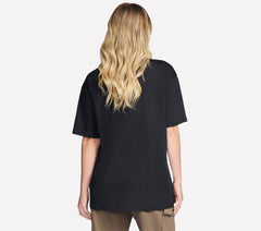 Gold Splatter Diamond Short Sleeve Tee | Skechers