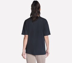 Script Diamond Studded Short Sleeve Tee | Skechers