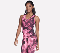 GO FLEX RIB Inbloom V-Neck Tank | Skechers