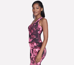 GO FLEX RIB Inbloom V-Neck Tank | Skechers