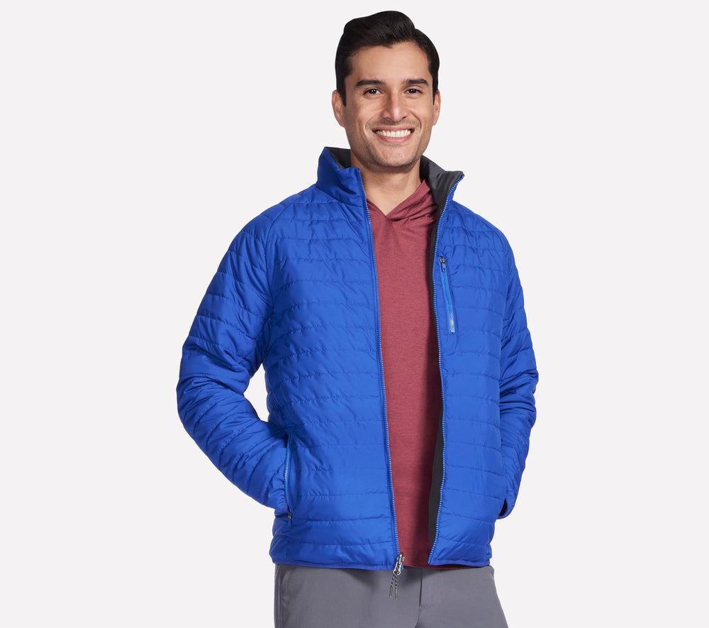 GO SHIELD Cozy Fit Altitude Reversible Jacket | Skechers