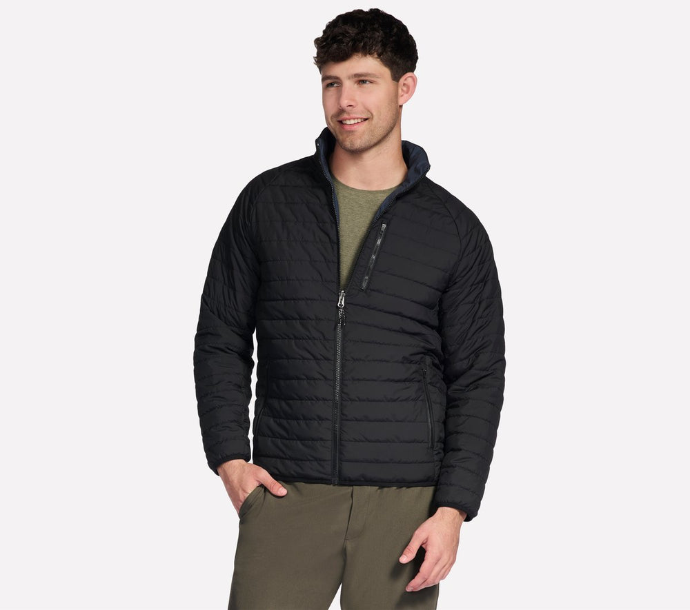 GO SHIELD Cozy Fit Altitude Reversible Jacket | Skechers