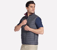 GO SHIELD Cozy Fit Altitude Reversible Vest | Skechers