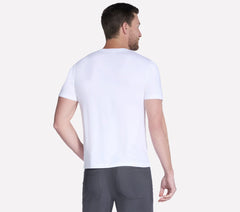 GO DRI Pima Short Sleeve V-Neck | Skechers
