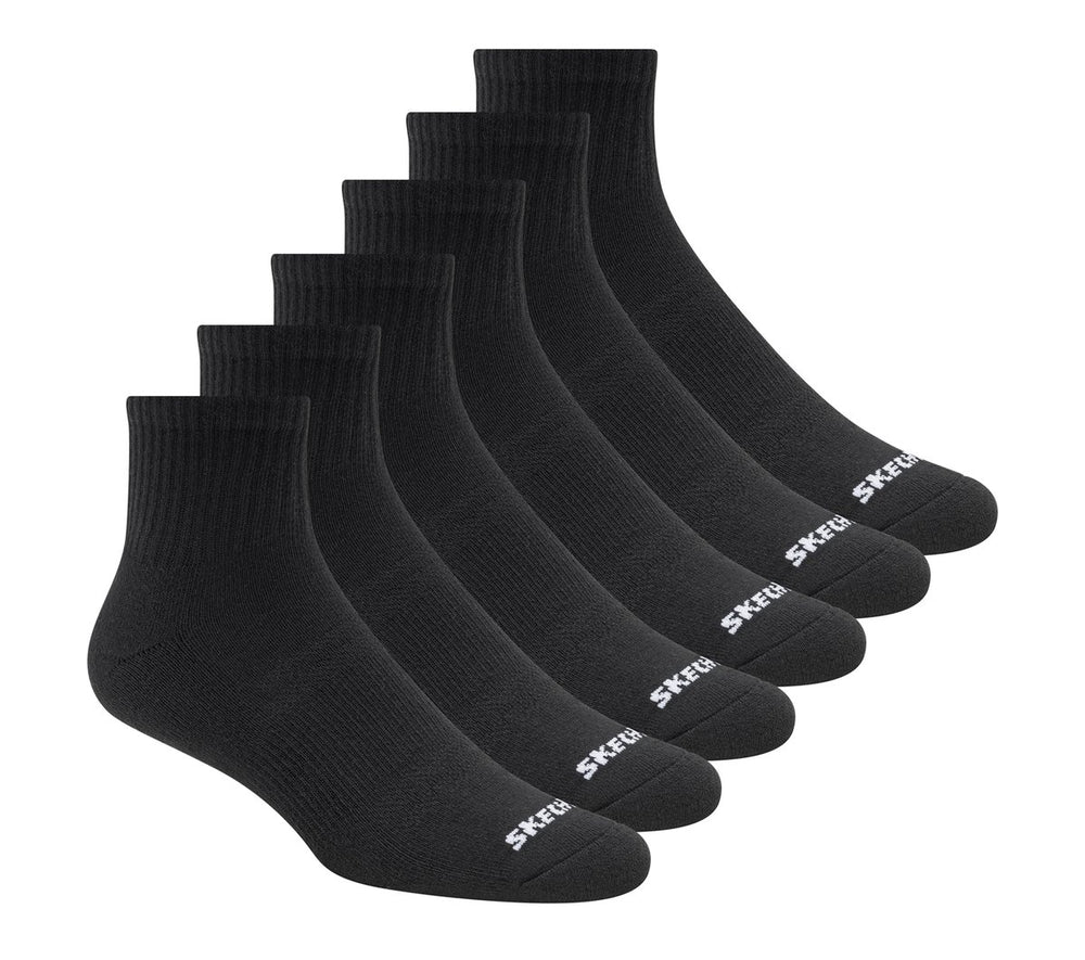 6 Pack Core Quarter Large Socks | Skechers