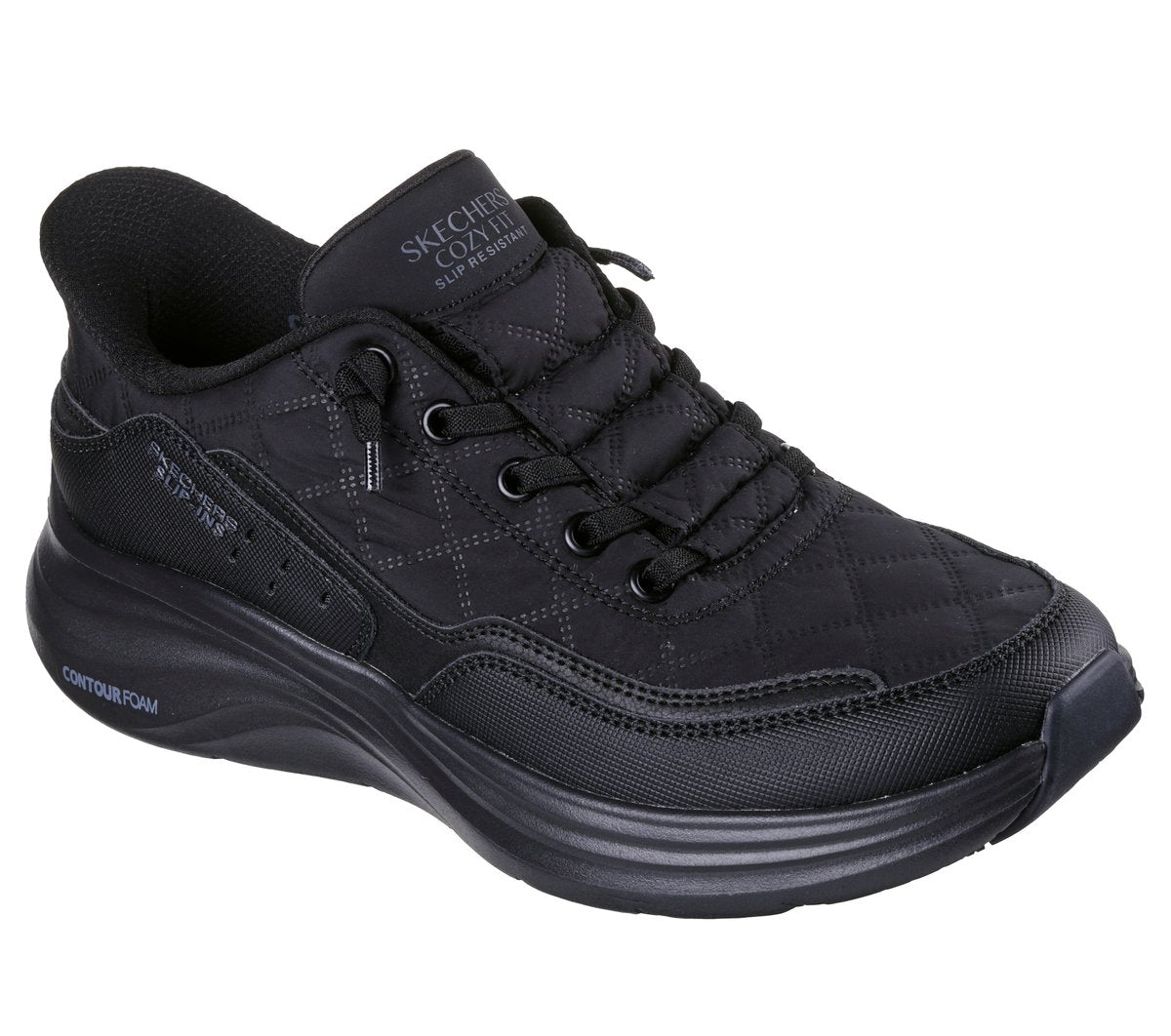 Slip-ins Work Slip-Resistant: Contour Foam - Cozy Fit | Skechers