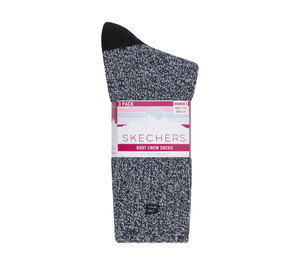 Super Soft Boot Crew Socks - 3 Pack | Skechers