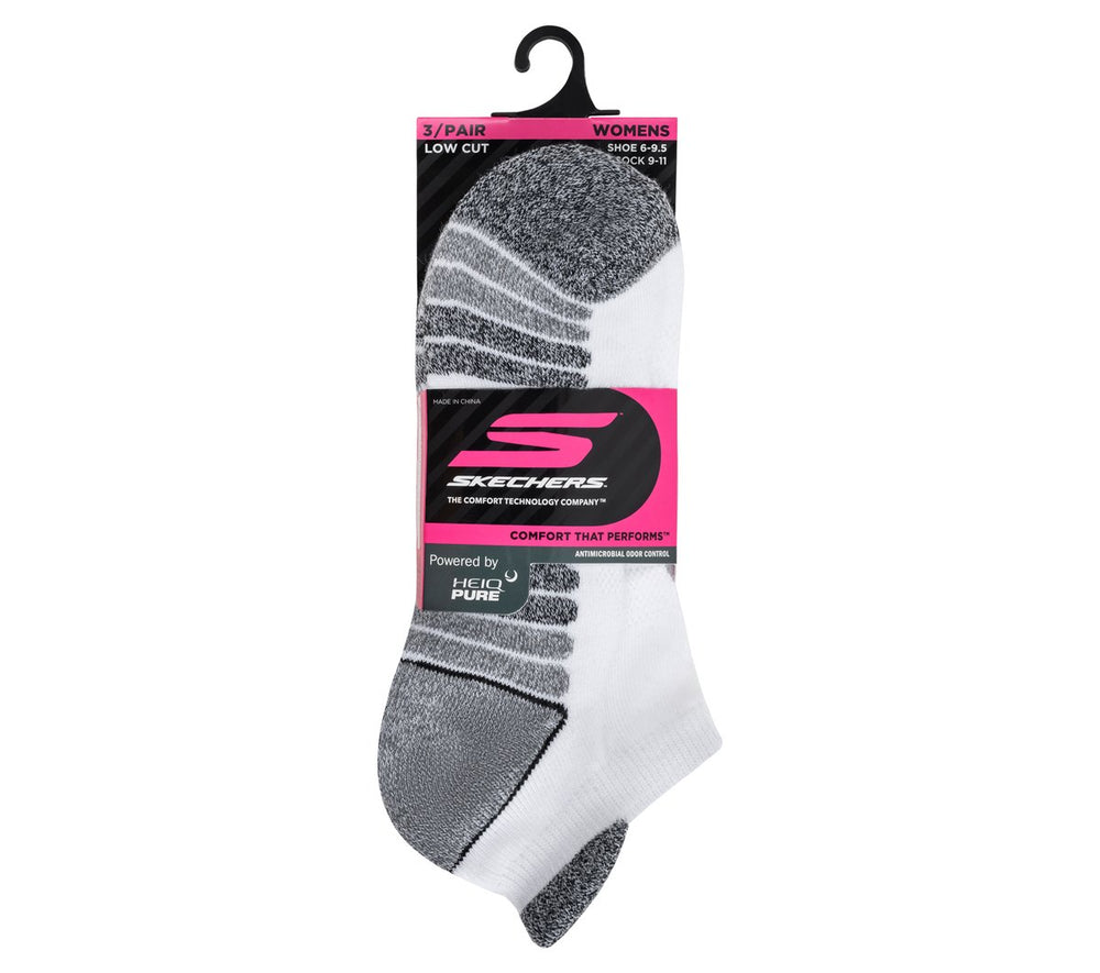 3 Pack Women's Half Terry Low Cut Socks | Skechers