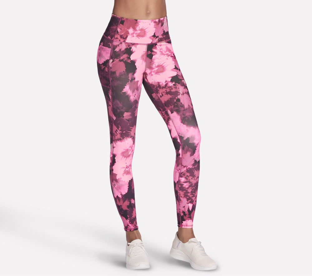 GO FLEX RIB Inbloom Full Length High-Waisted Legging | Skechers
