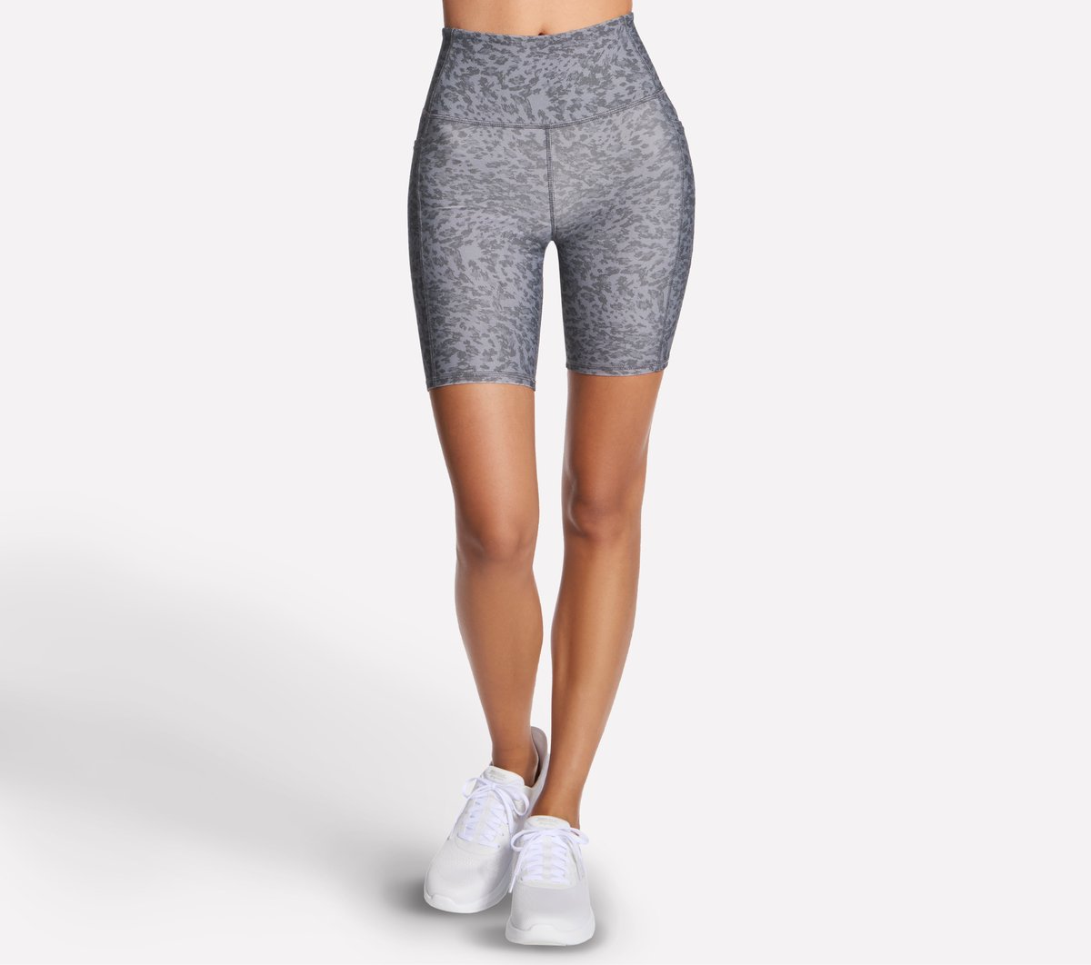 GO FLEX Printed High Waisted 8 Inch Bike Short | Skechers