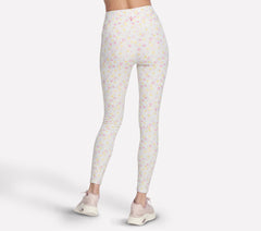 GO WALK Rib Floral Full Length High-Waisted Legging | Skechers