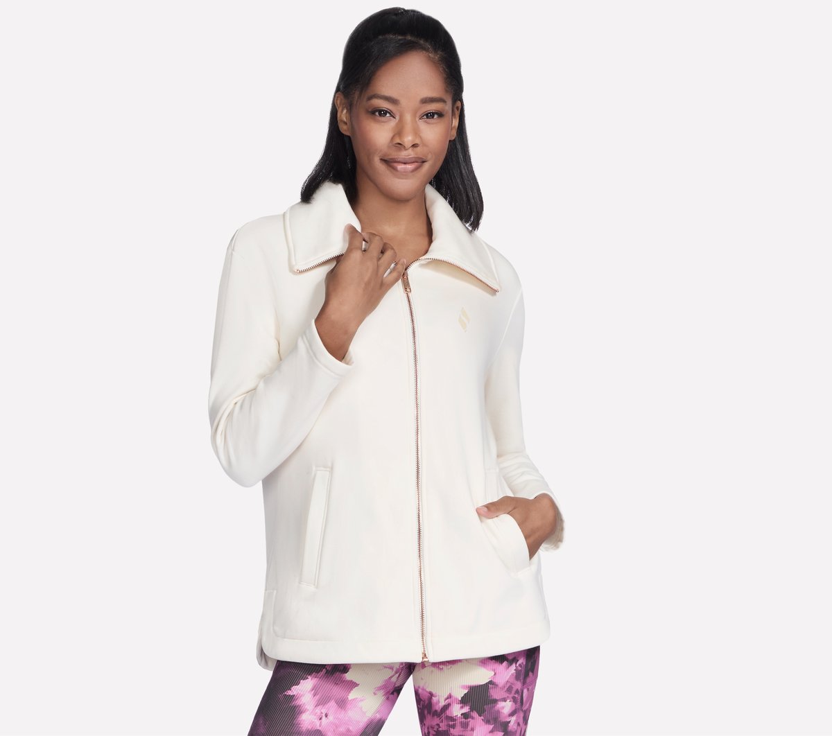 GO SNUGGLE Tunic Full Zip Jacket | Skechers