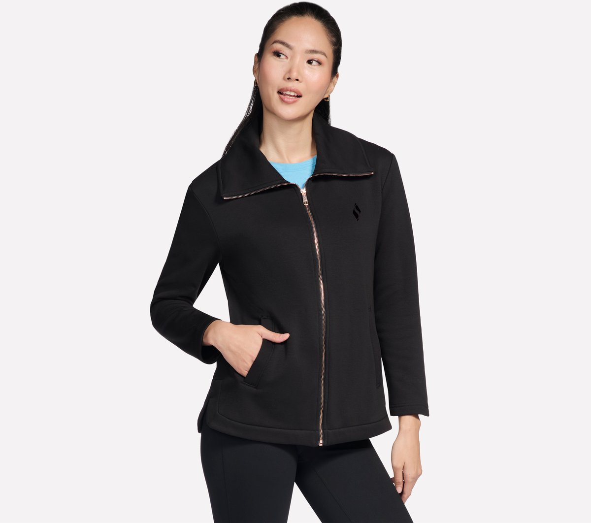 GO SNUGGLE Tunic Full Zip Jacket | Skechers