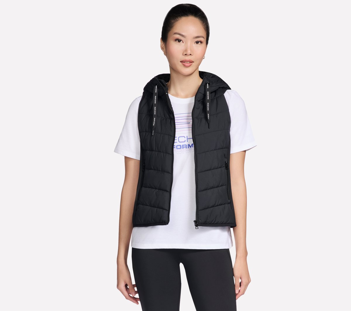 Performance Elite Cozy Fit Hooded Vest | Skechers