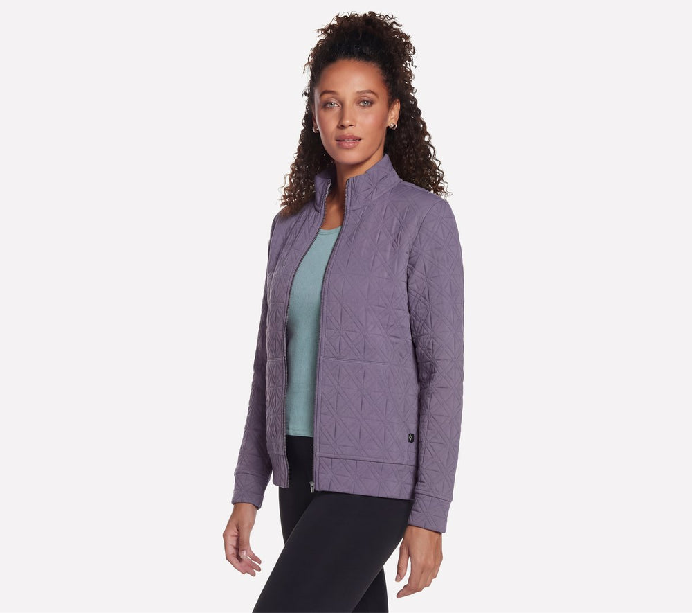 GO WALK Everywhere Cozy Fit Diamond Jacket | Skechers