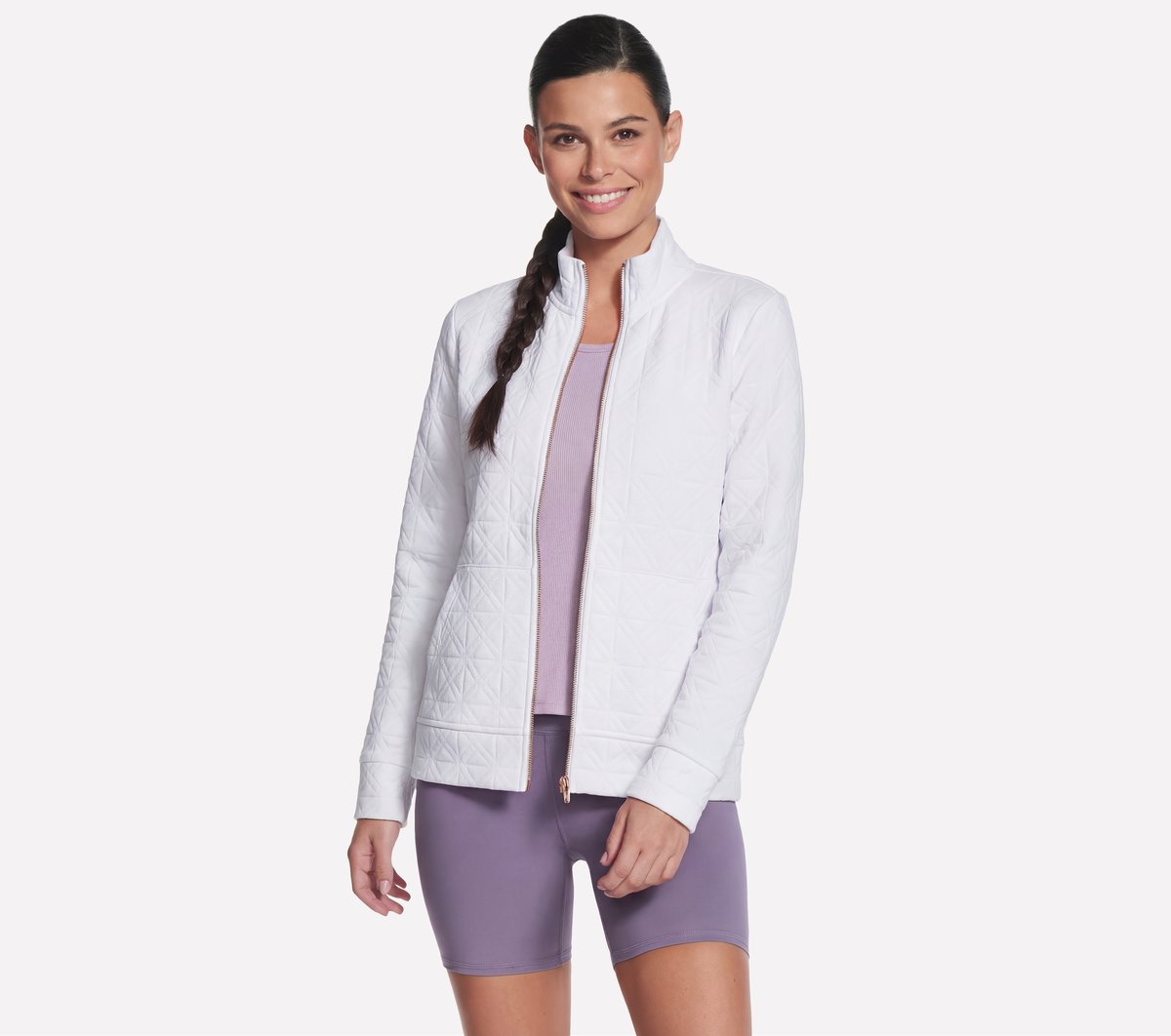 GO WALK Everywhere Cozy Fit Diamond Jacket | Skechers