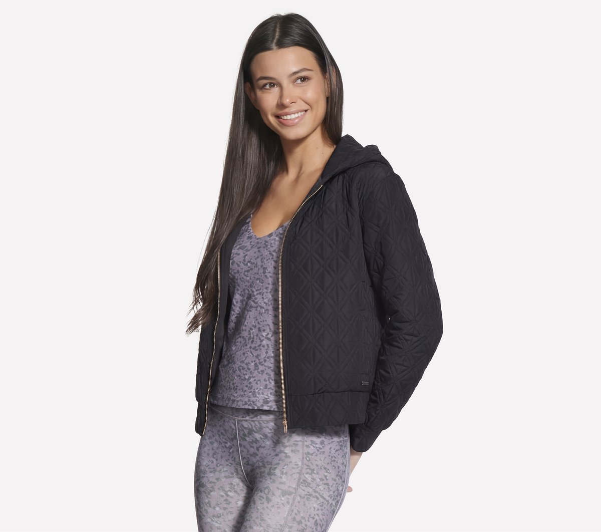 GO WALK Cozy Fit Diamond Jacket | Skechers