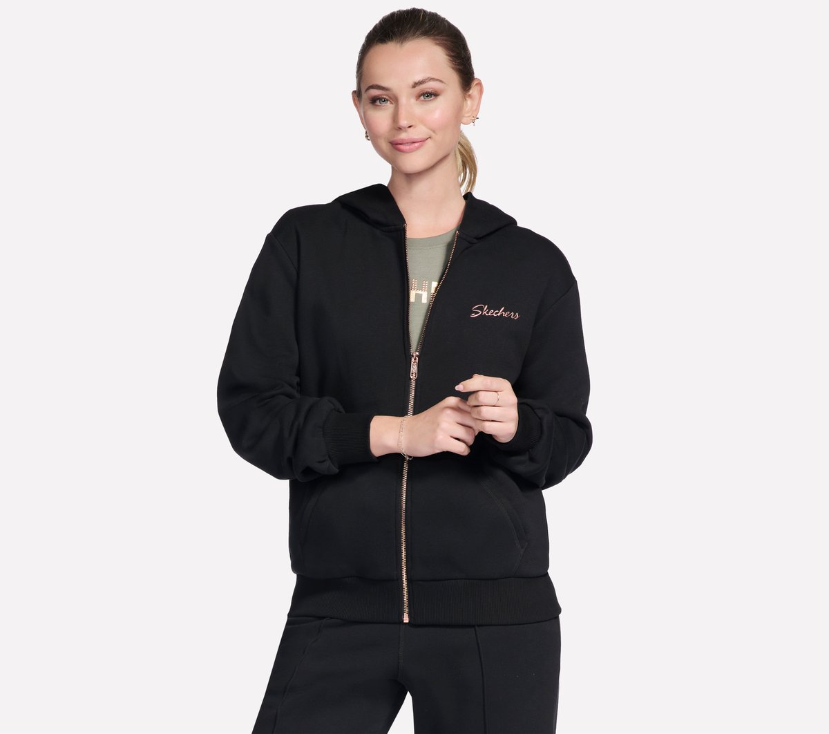 SKECH SWEATS Signature Full Zip Hoodie | Skechers