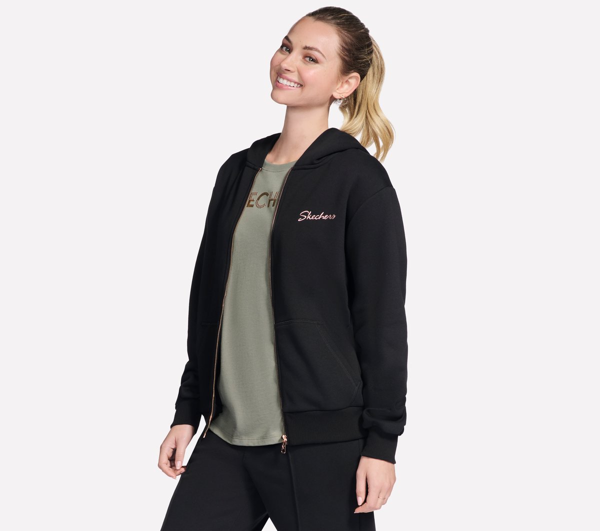 SKECH SWEATS Signature Full Zip Hoodie | Skechers