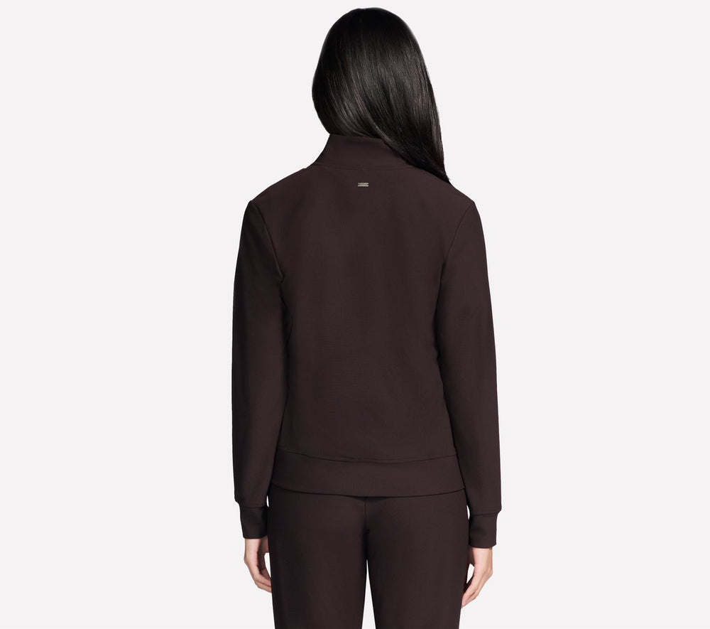 GO Luxe Rib Everyday Full Zip Jacket | Skechers