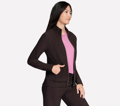 GO Luxe Rib Everyday Full Zip Jacket | Skechers