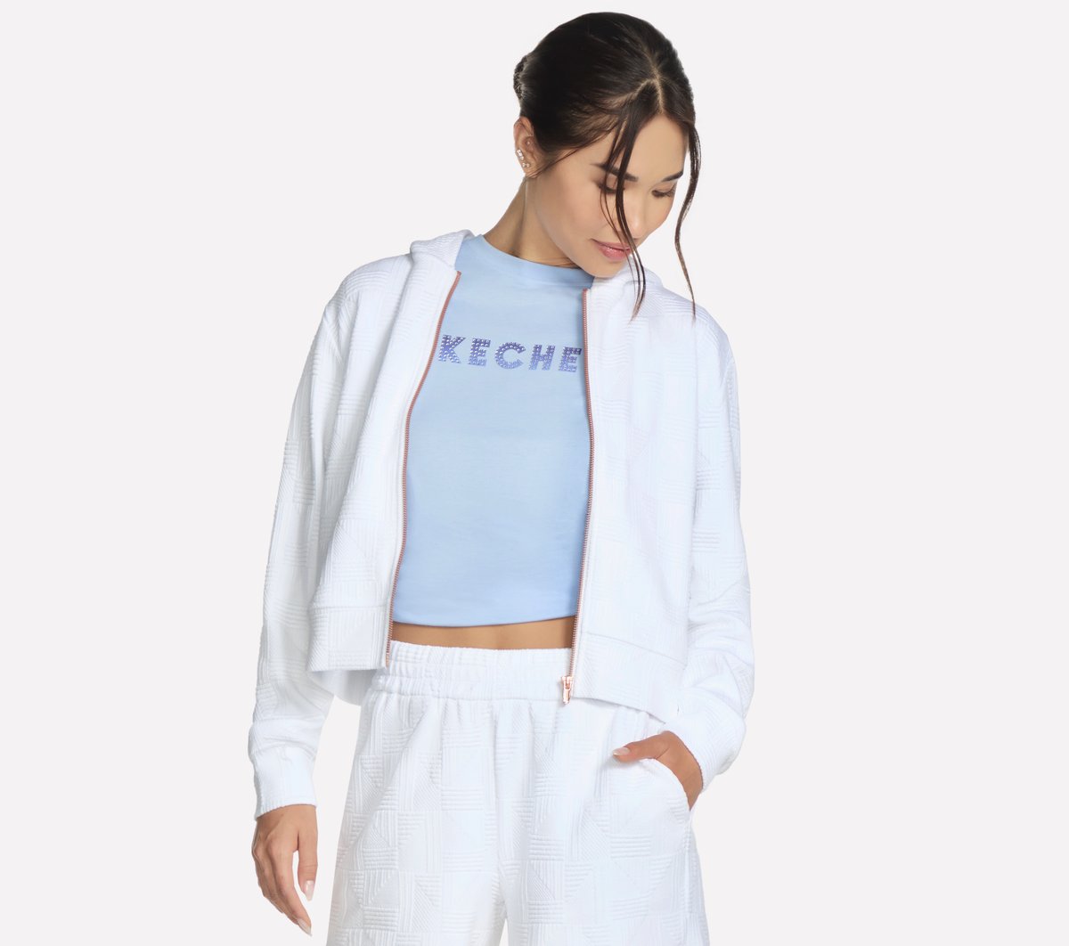 GO WALK Everywhere Diamond Full Zip Jacket | Skechers