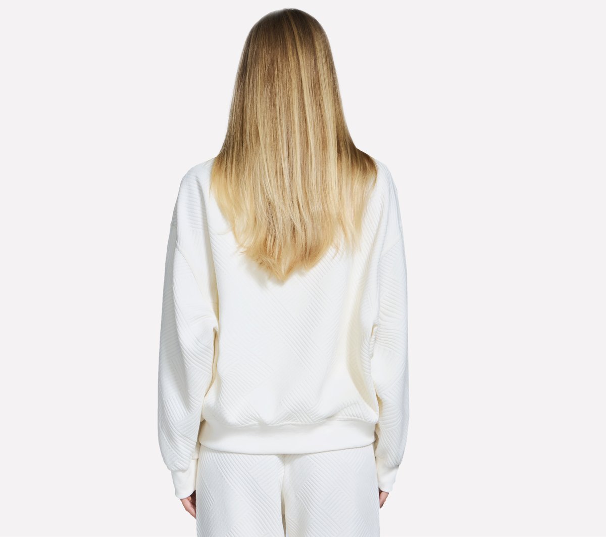Downtown Cozy Fit Long Sleeve Crew | Skechers