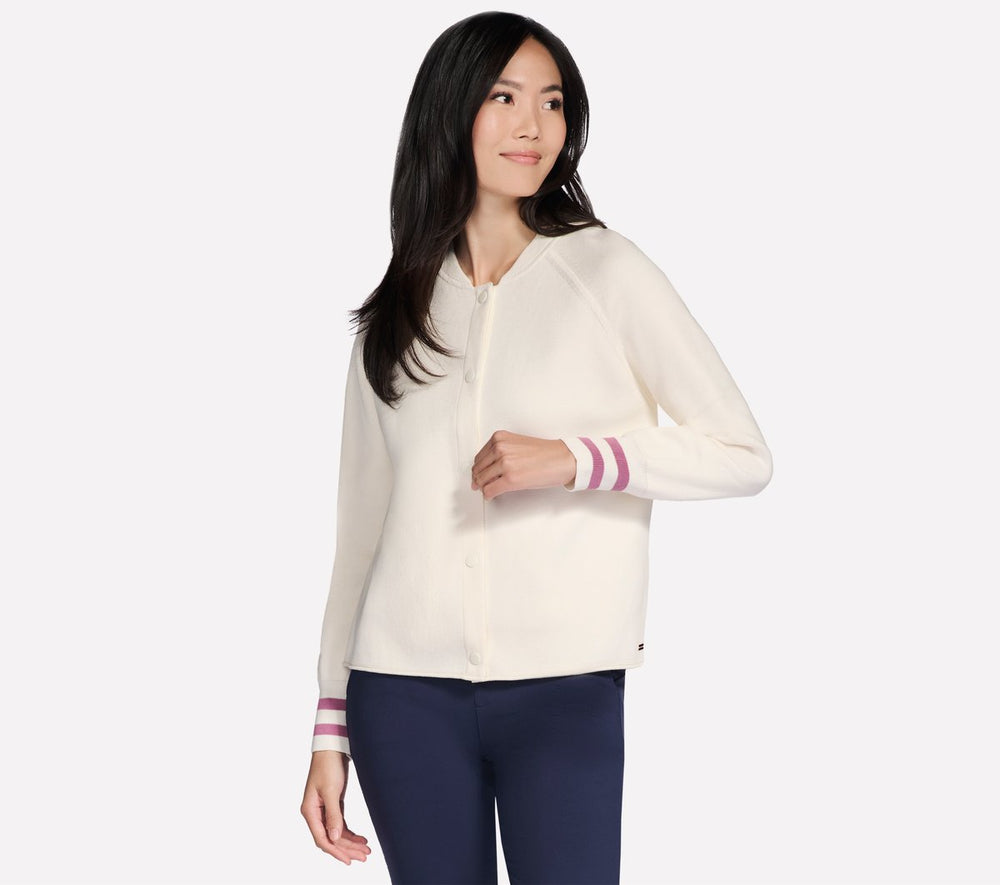GO WALK Reflection Sweater Bomber | Skechers
