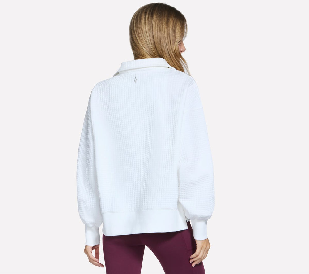 Downtown Cozy Fit Collared Long Sleeve | Skechers