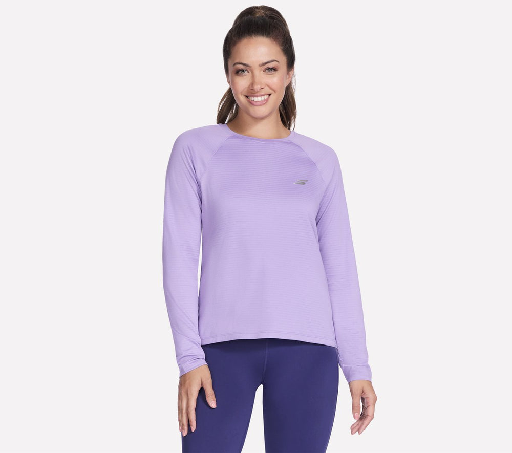 GO DRI Stride Long Sleeve Crew | Skechers
