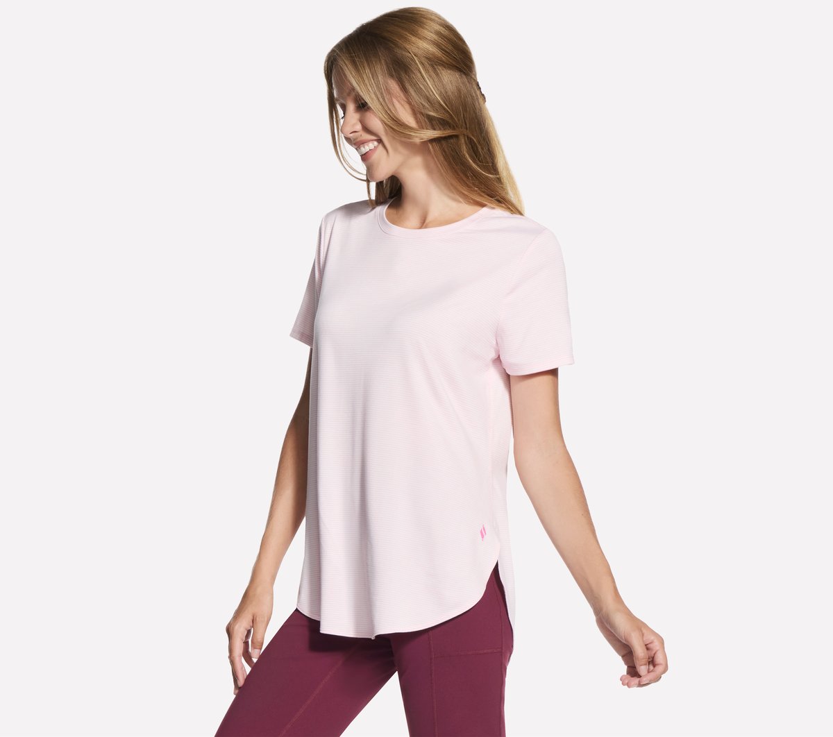 GO DRI Swift Stripe Tunic Tee | Skechers