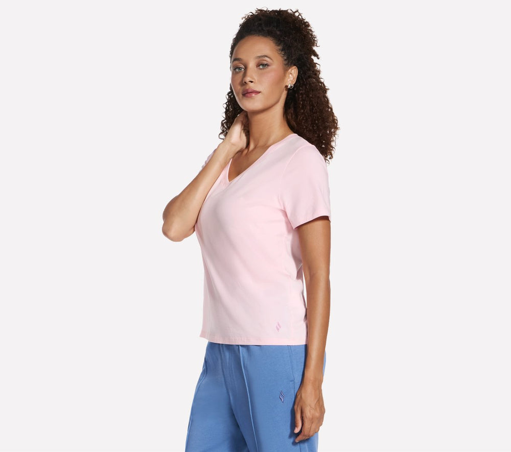 Pima V-Neck Tee | Skechers