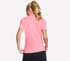 GO GOLF Short Sleeve Birdie Zip Front Polo | Skechers