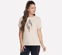 Diamond Cheetah Short Sleeve Tee | Skechers
