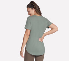 GO WALK Luxe Rib Tunic Tee | Skechers