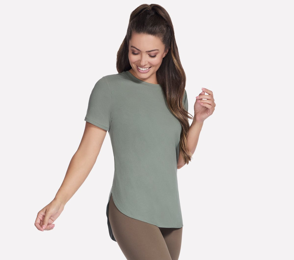 GO WALK Luxe Rib Tunic Tee | Skechers