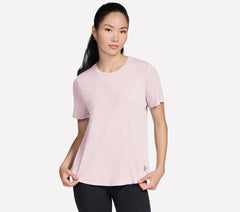 GO WALK Luxe Rib Tee | Skechers