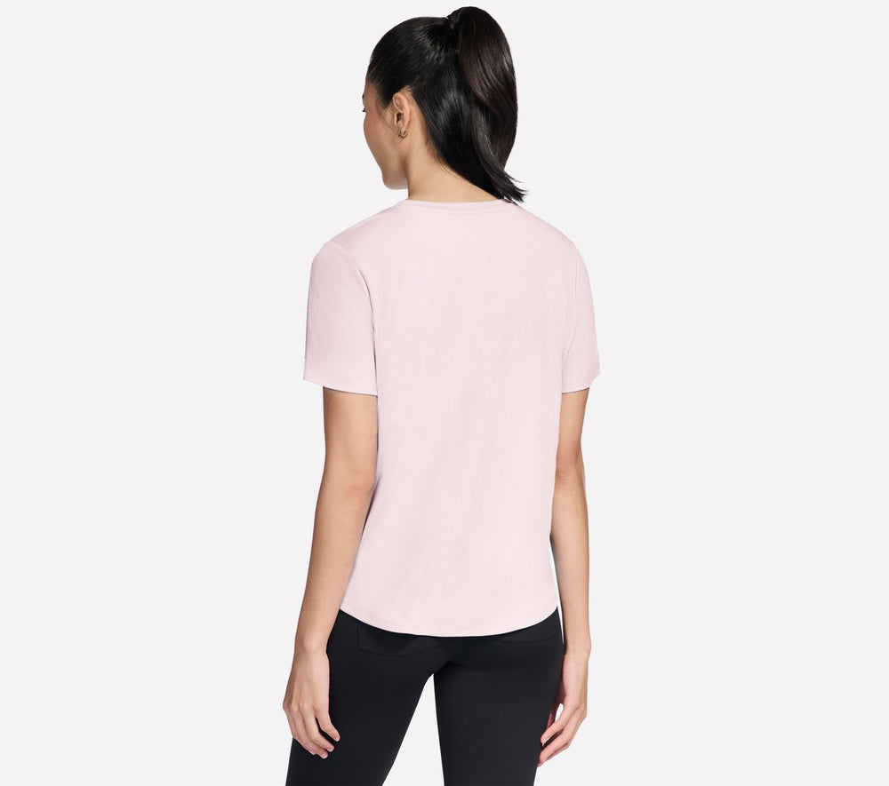 GO WALK Luxe Rib Tee | Skechers
