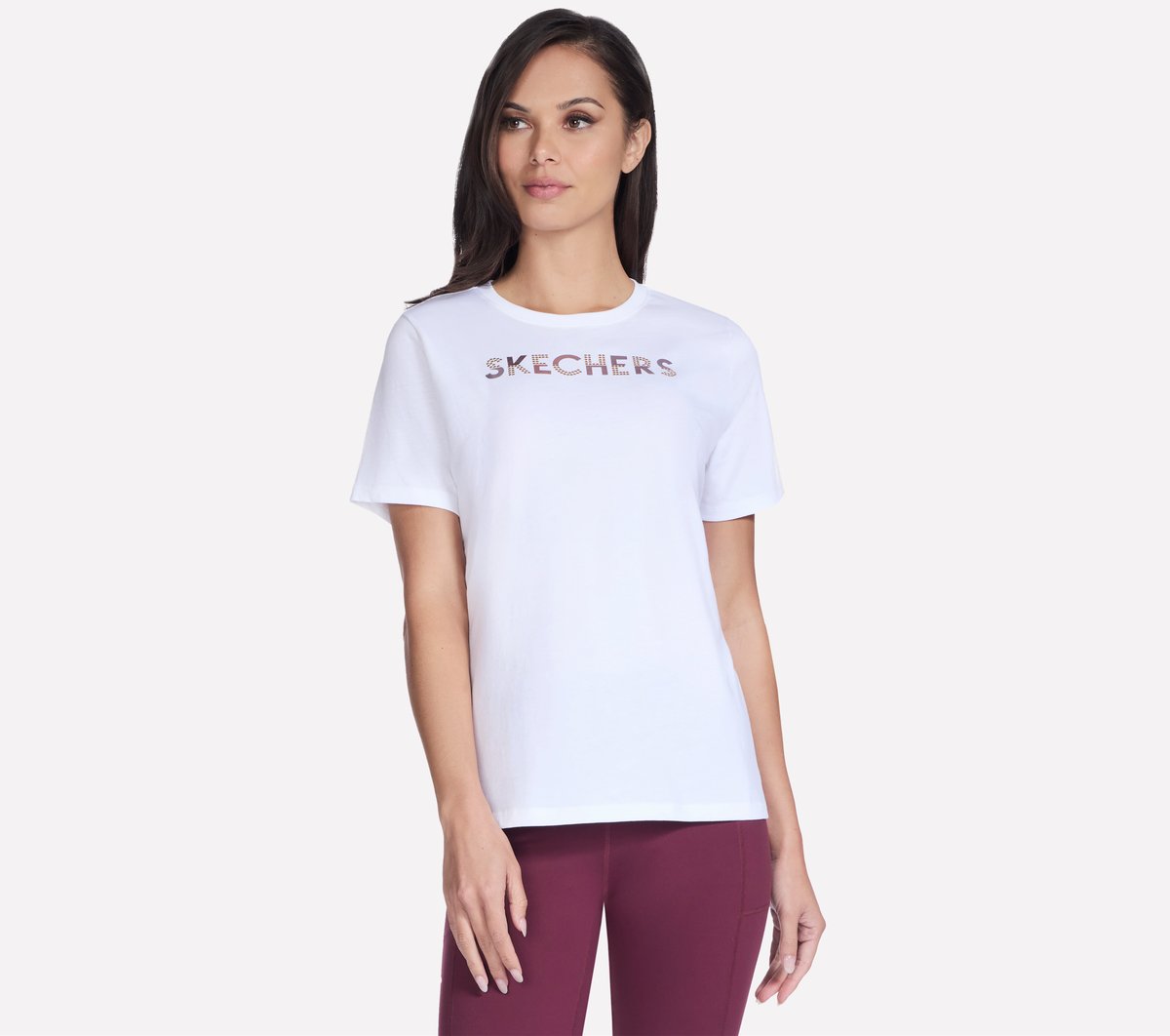 Dazzle Short Sleeve Tee | Skechers