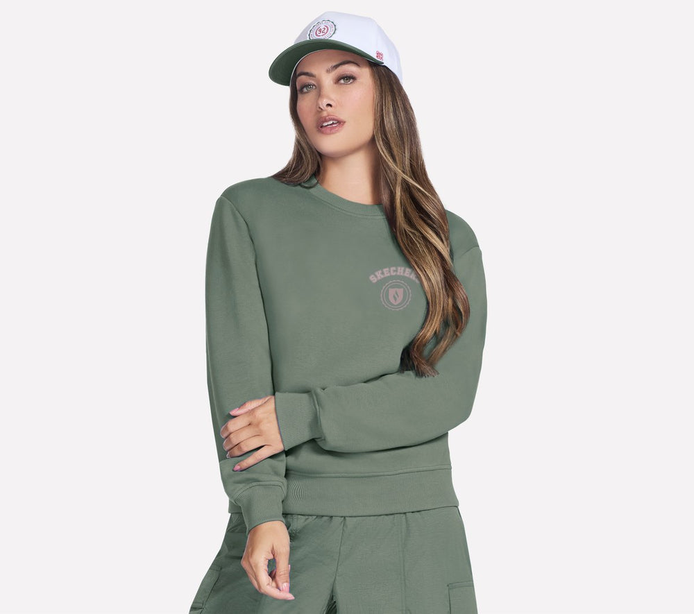 Collegiate Crest Crewneck | Skechers
