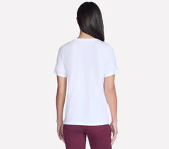 Floral Diamond Short Sleeve Tee | Skechers