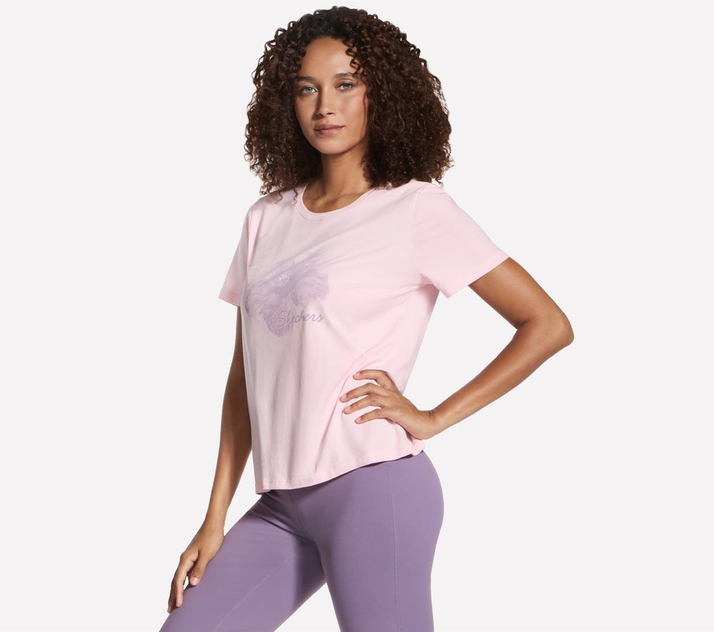 Hibiscus Short Sleeve Tee | Skechers