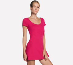 GO WALK Scoop Short Sleeve Dress | Skechers