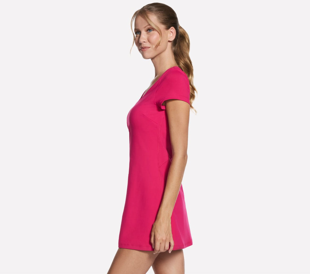 GO WALK Scoop Short Sleeve Dress | Skechers