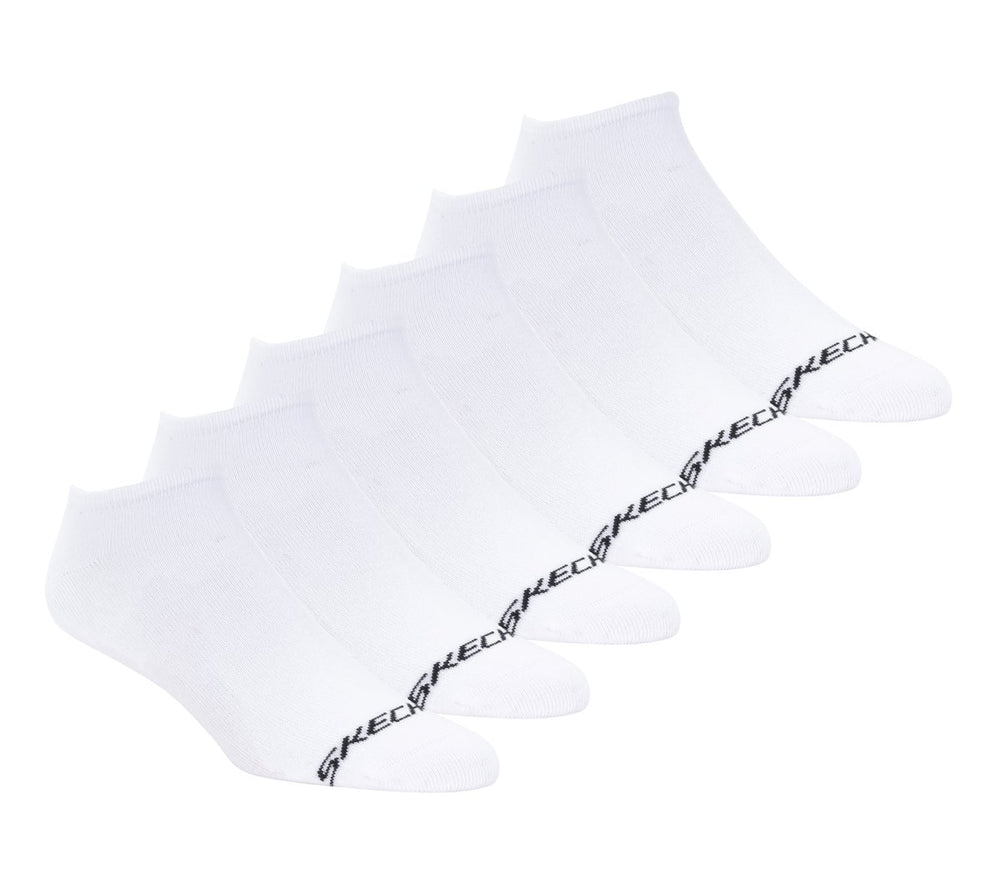 6 Pack Men's Cotton No Show Socks | Skechers
